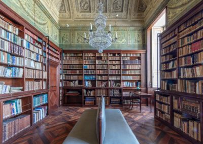 La bibliothèque de Charles-Albert (Ph. Pino Dell'Aquila)